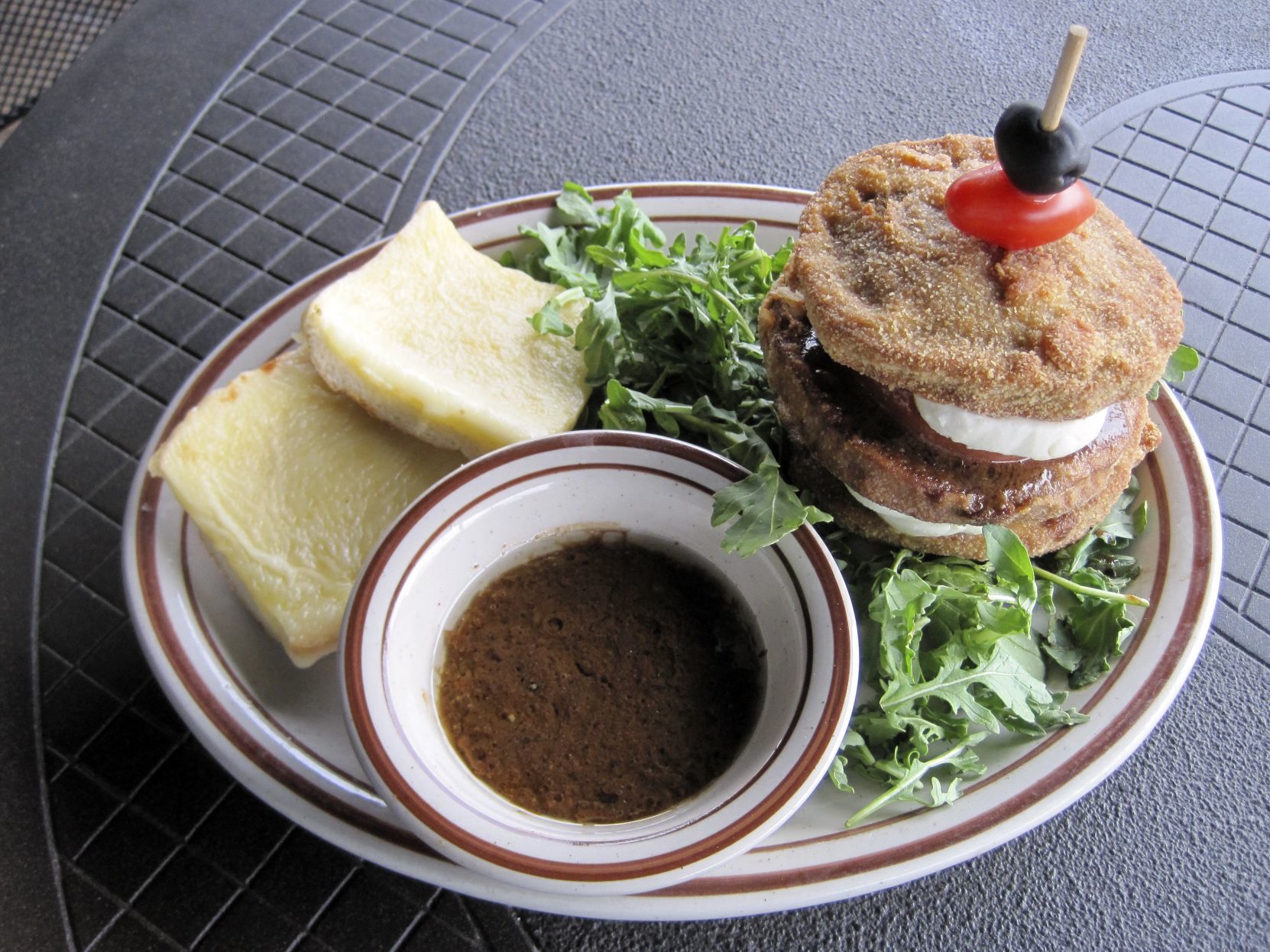 The Eggplant Stack at Rigazzi's